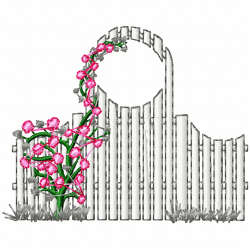 Garden Barriers Embroidery Design 2 Garden Barriers Embroidery Design 2